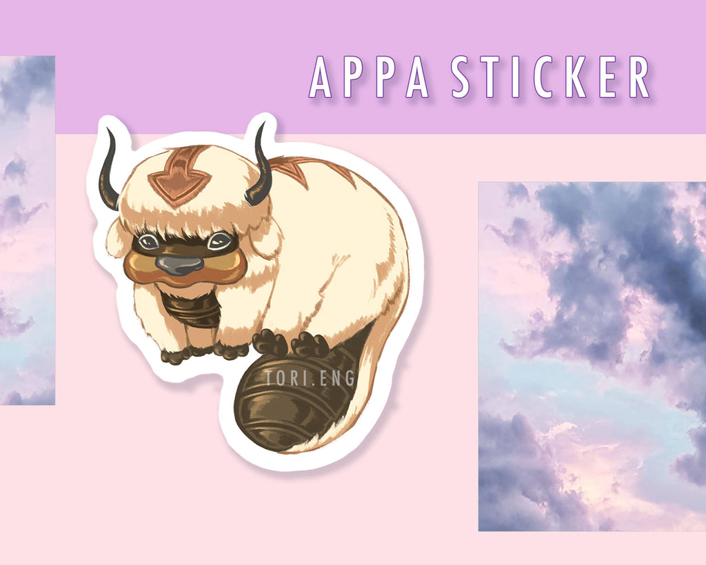 Appa Avatar The Last Airbender Sticker