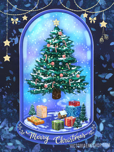 Christmas Tree Globe Card