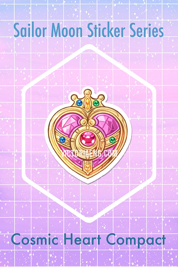 Sailor Moon - Cosmic Heart Compact Sticker