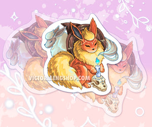 Eevee Evolution Witch Glossy Sticker Collection