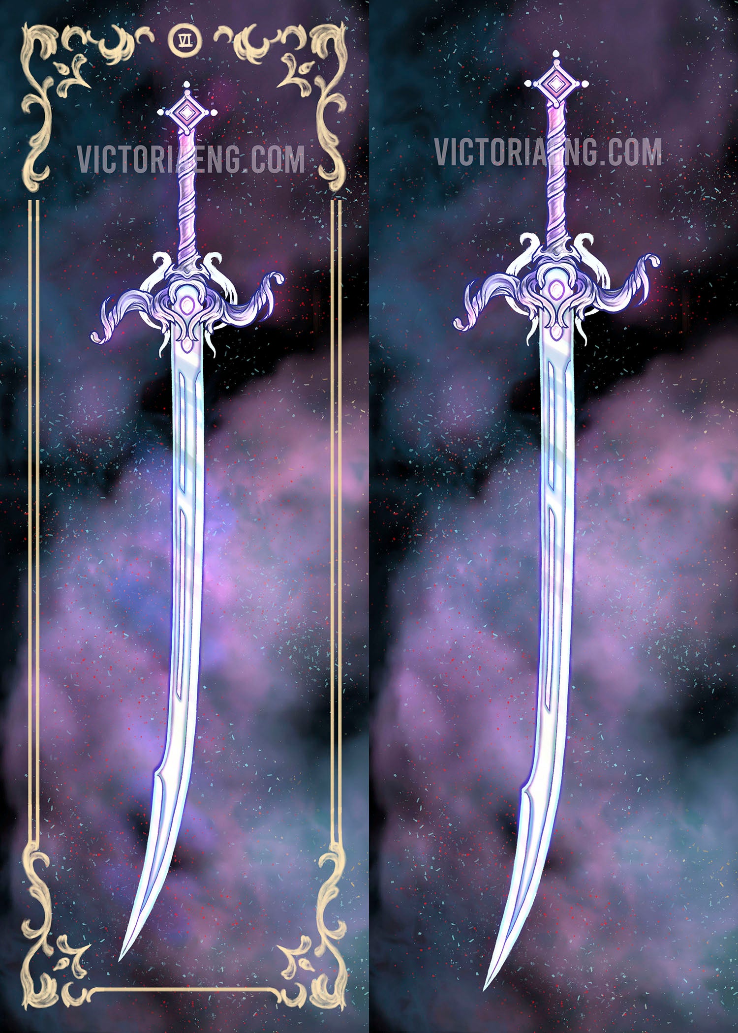 Ivory, Shardblade Glossy Bookmark