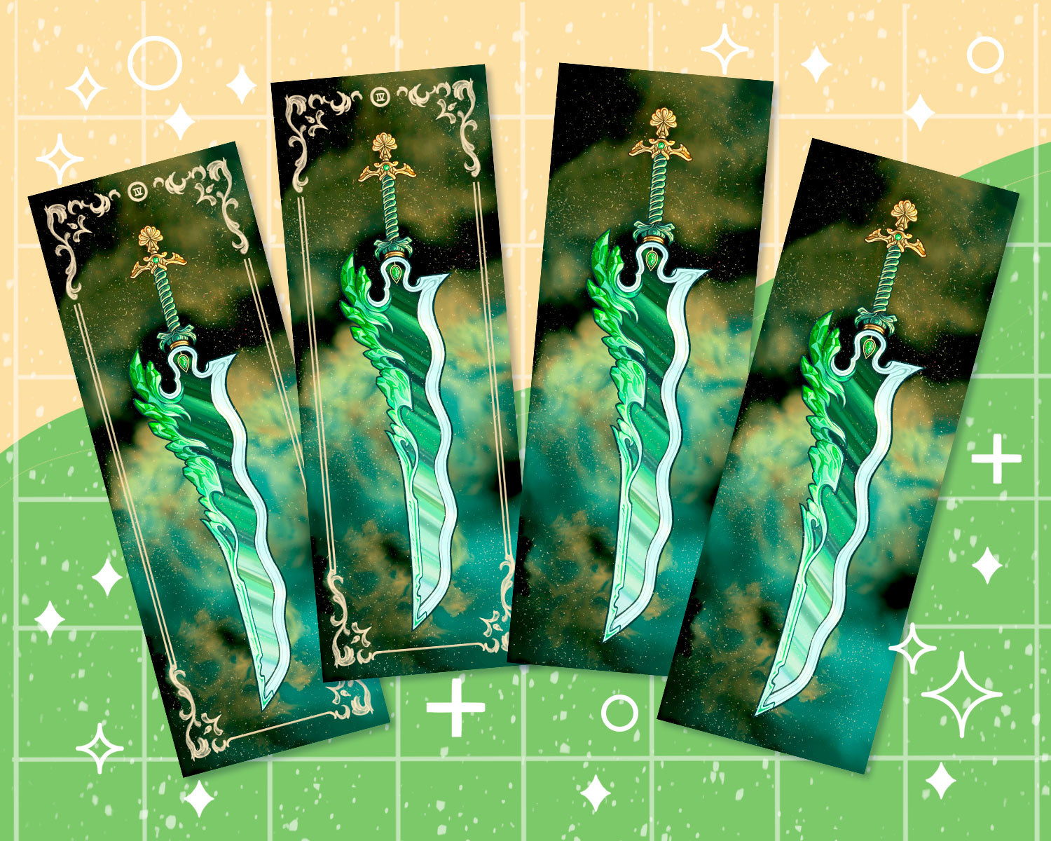 Sword Shaped Bookmarks