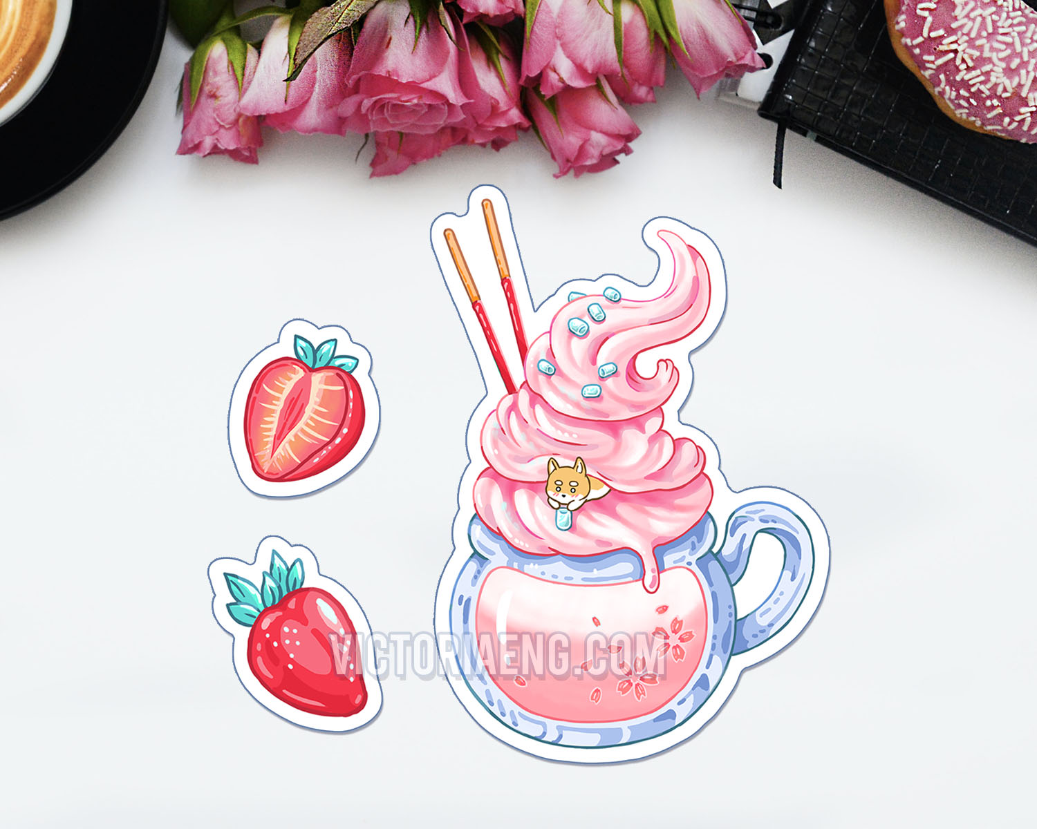 Strawberry Delight Sticker Pack