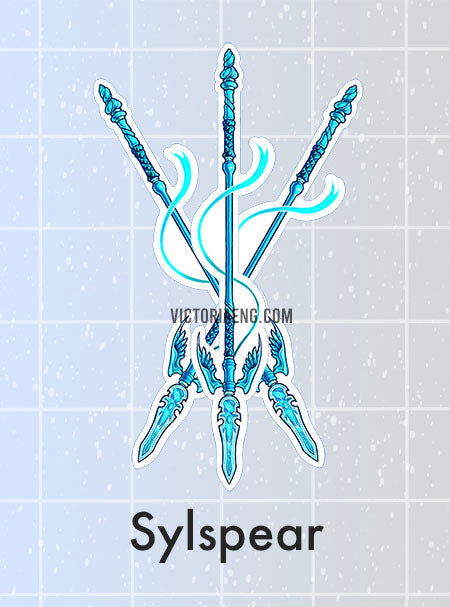 Sylspear, Shardblade Matte Sticker