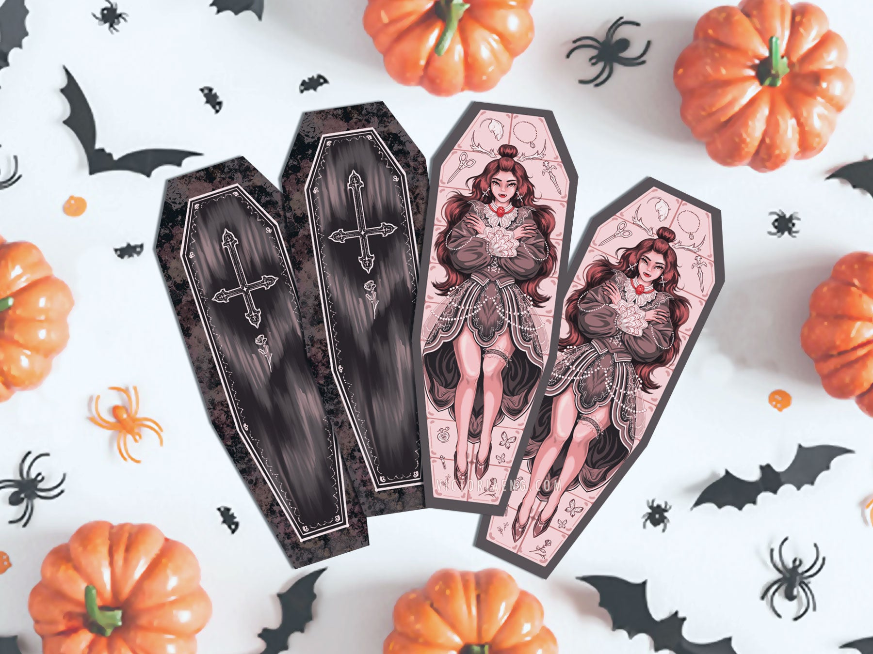 Monster Coffin Bookmark Collection